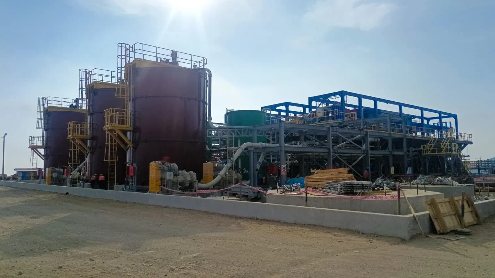 Planta de filtrado de relaves, Compañía Minera Condestable