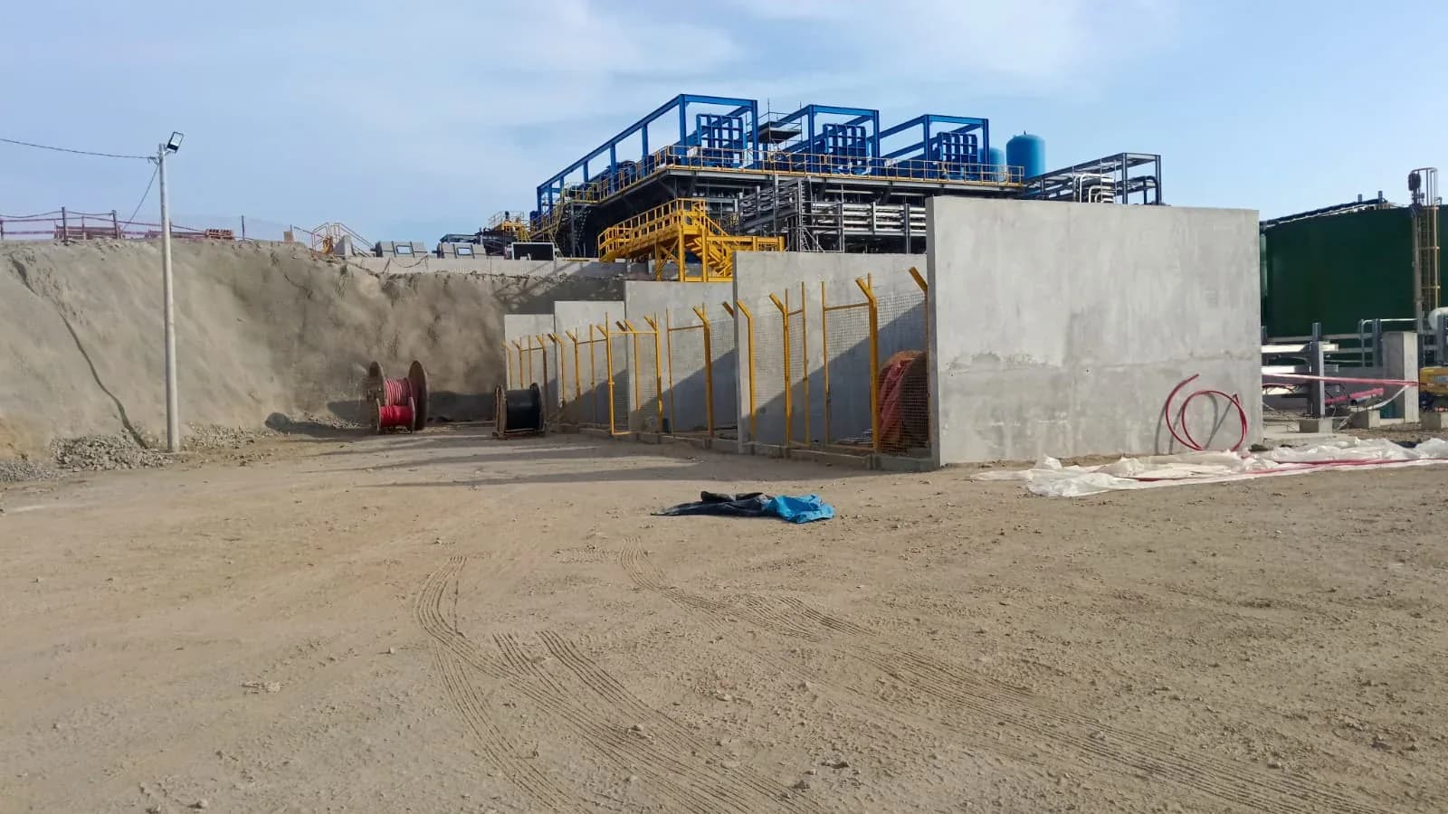 Montaje en la planta de filtrado de relaves NV 217, Condestable