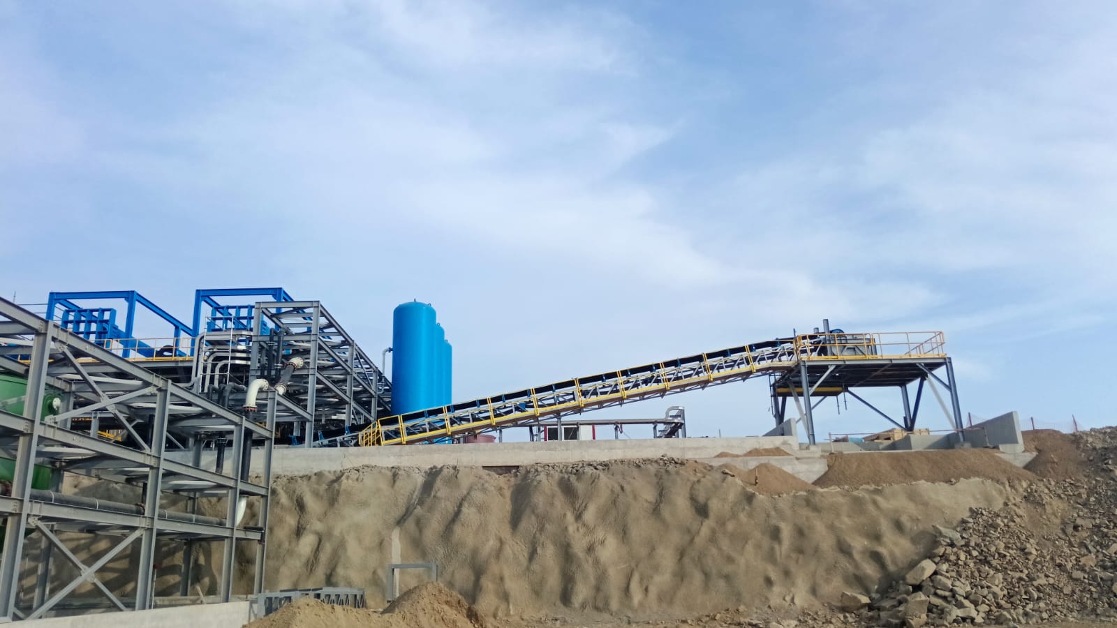 Planta de filtrado de relaves