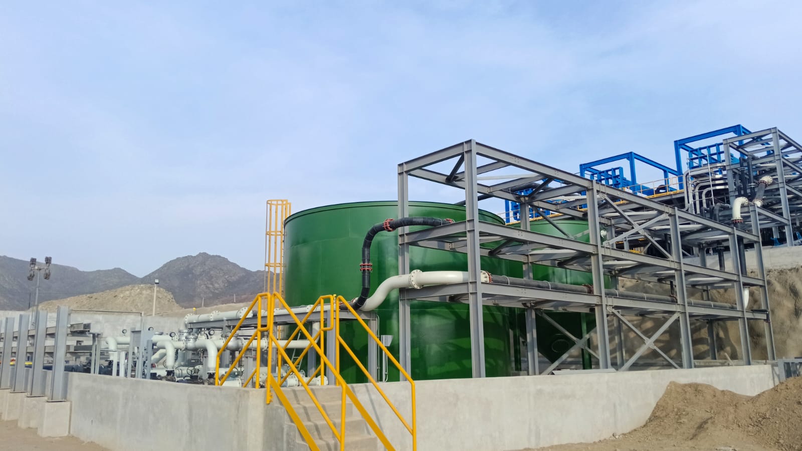 Planta de filtrado de relaves