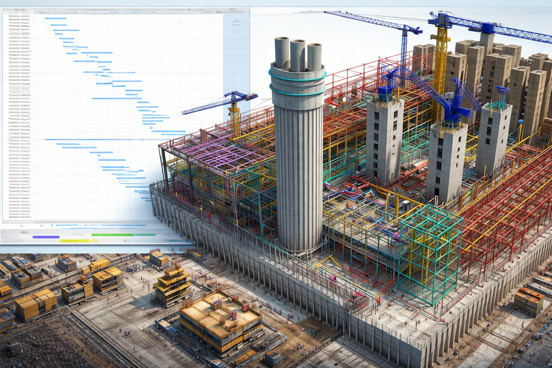 Ejecución de infraestructura minera con planificación BIM